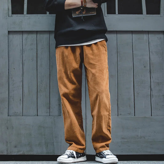BARPINTON | Unifarbene Cordhose im Vintage-Stil